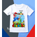 Super Mario Galaxy Birthday Party Outfit - Super Mario Denim Outfit Kids - Mario Birthday Party Ideas