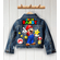 Super Mario Denim Jean Jacket Kids - Super Mario Birthday Outfit - Custom Denim Jacket Kid