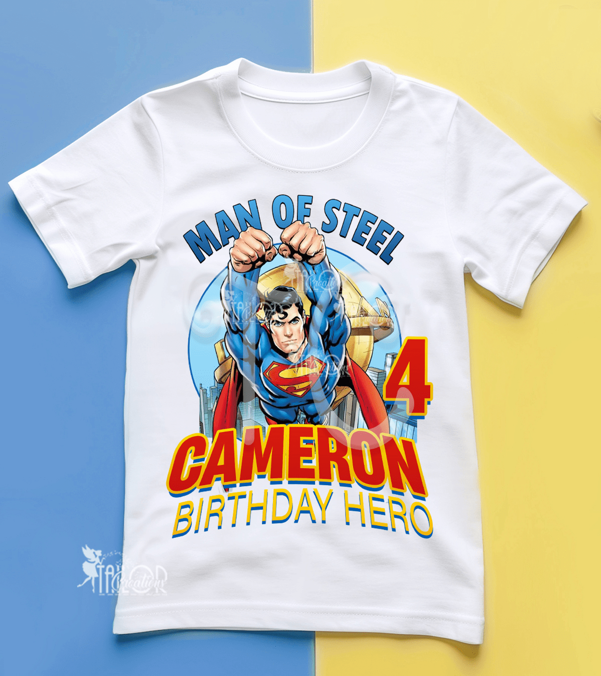 Superman Birthday Shirt - Superman Birthday Outfit - Superhero Birthday