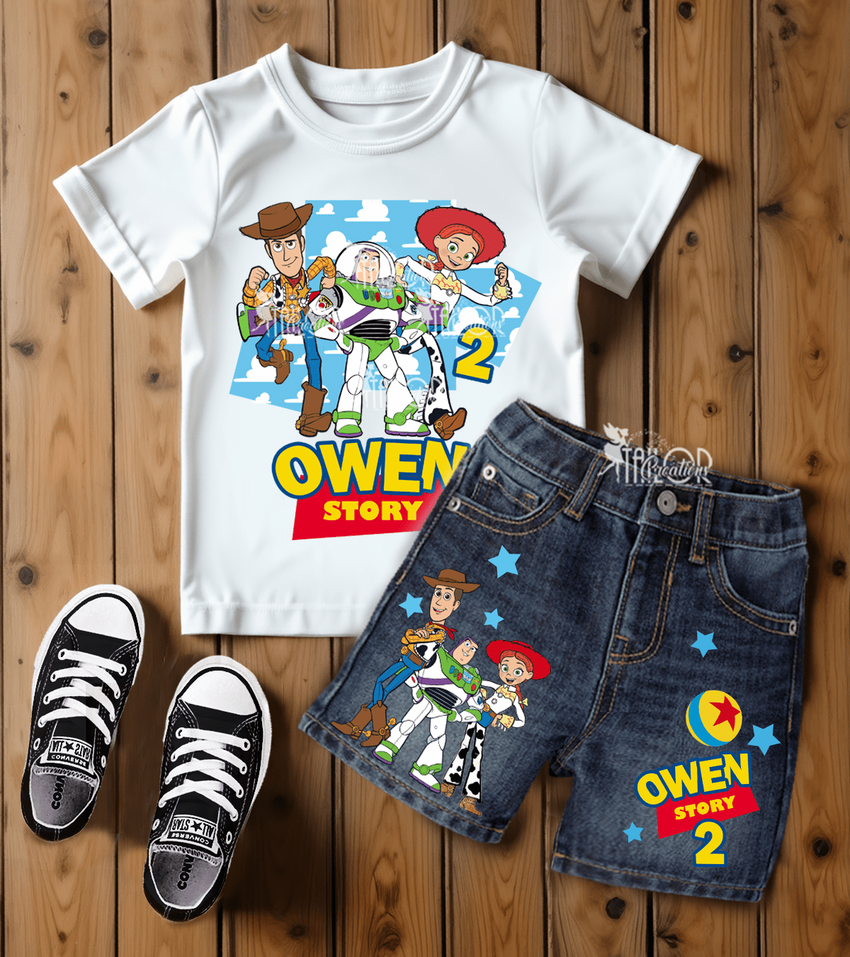 Toy Story Birthday Outfit for Boys - Toy Story Theme Overalls Boys