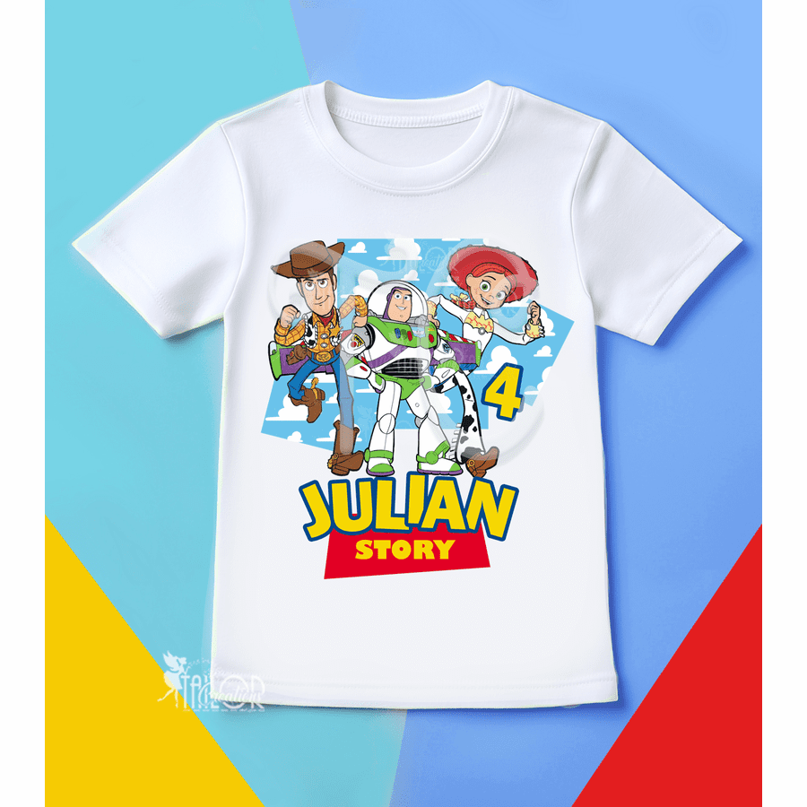 Toy Story Birthday Party Tee Shirt for Boys and Girls - Toy Story Birthday Party Outfit Ideas