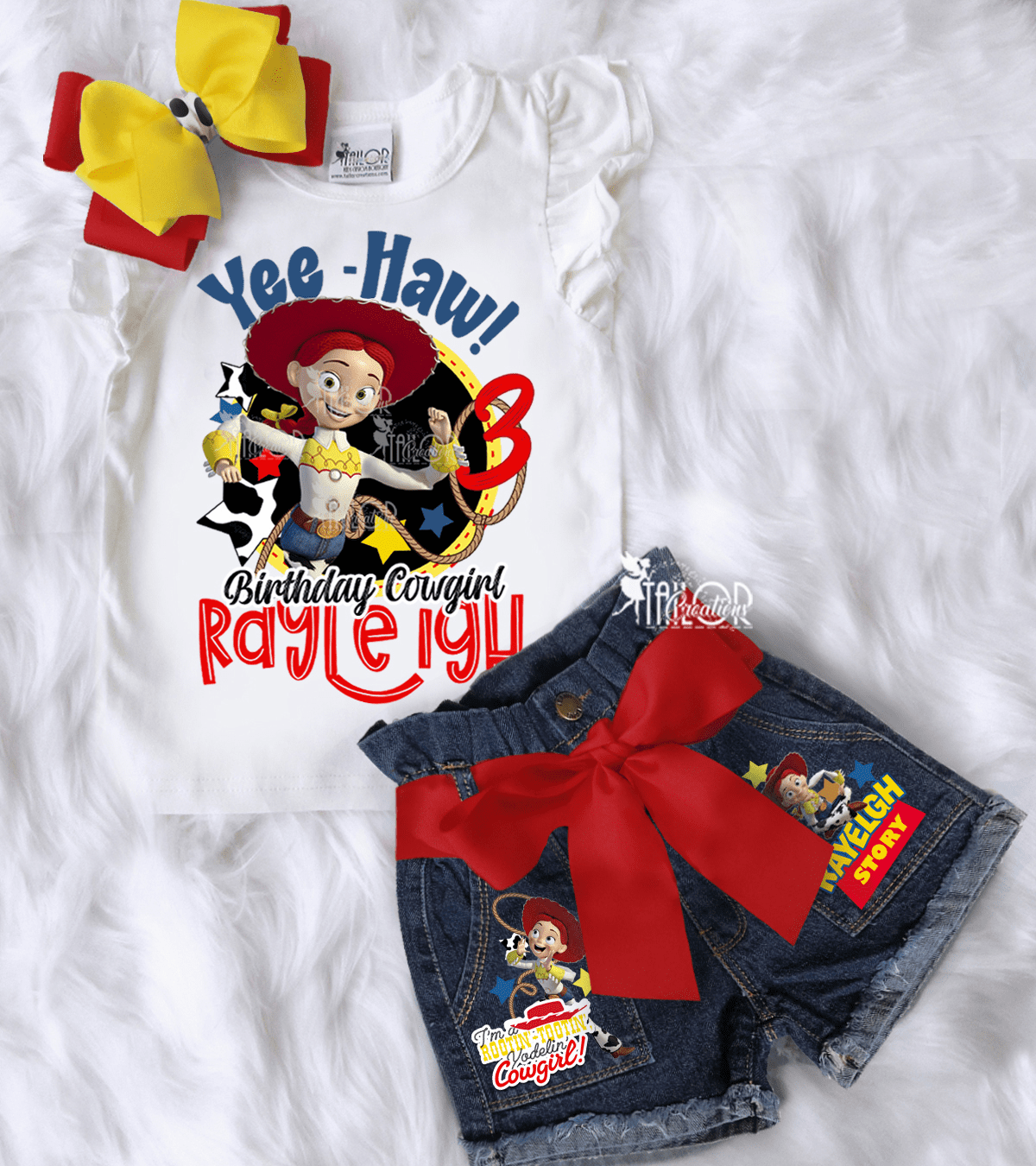Toy Story Jessie Birthday Outfit for Toddler Girls - Cowgirl Birthday Outfit Girls