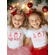 Twins Girls Christmas Tee Outfit Sweatshirt - Matching Merry & Bright Christmas Sweater