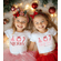 Twins Girls Christmas Tee Outfit Sweatshirt - Matching Merry & Bright Christmas Sweater
