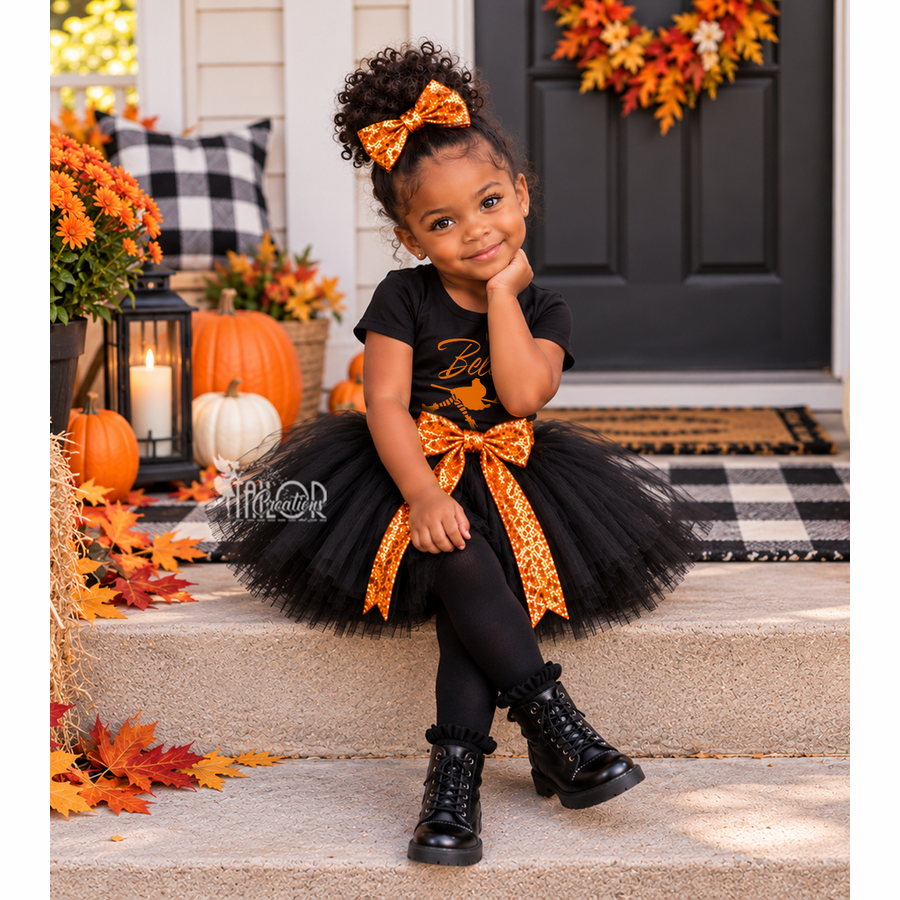 Witch Halloween Black Tutu Outfit Baby Toddler Kids - Witch Halloween Costume Kids