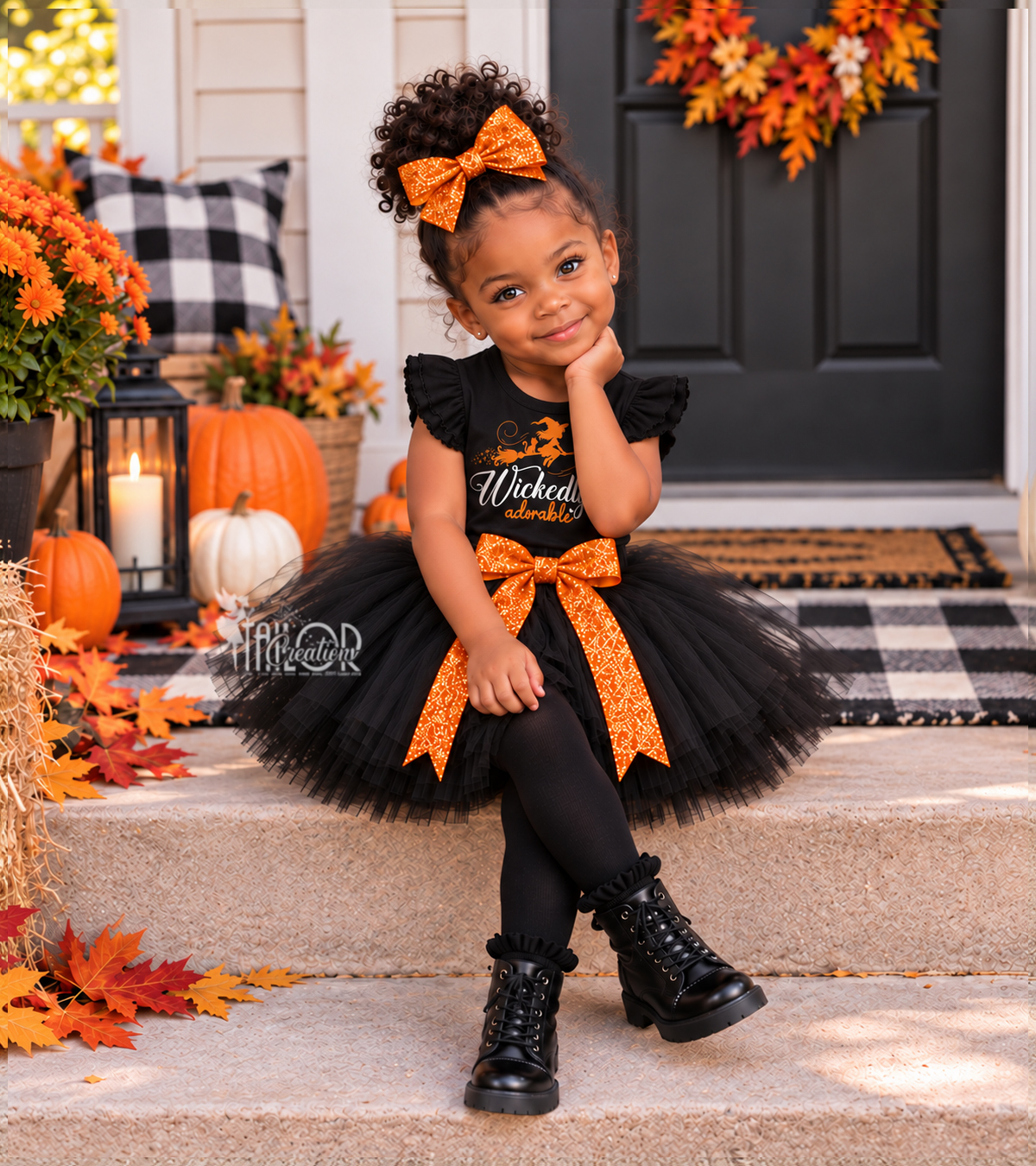 Witch Halloween Black Tutu Outfit Toddler Girl - Witch Halloween Costume Kids