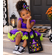 Witches Brew Halloween Fabric Hair Bow Clip - Witches Potion Pigtail Hair Ties Toddler Girls