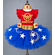 Wonder Woman Superhero Costume Outit - Wonder Women Birthday Girl Party Tutu Dress Outfit