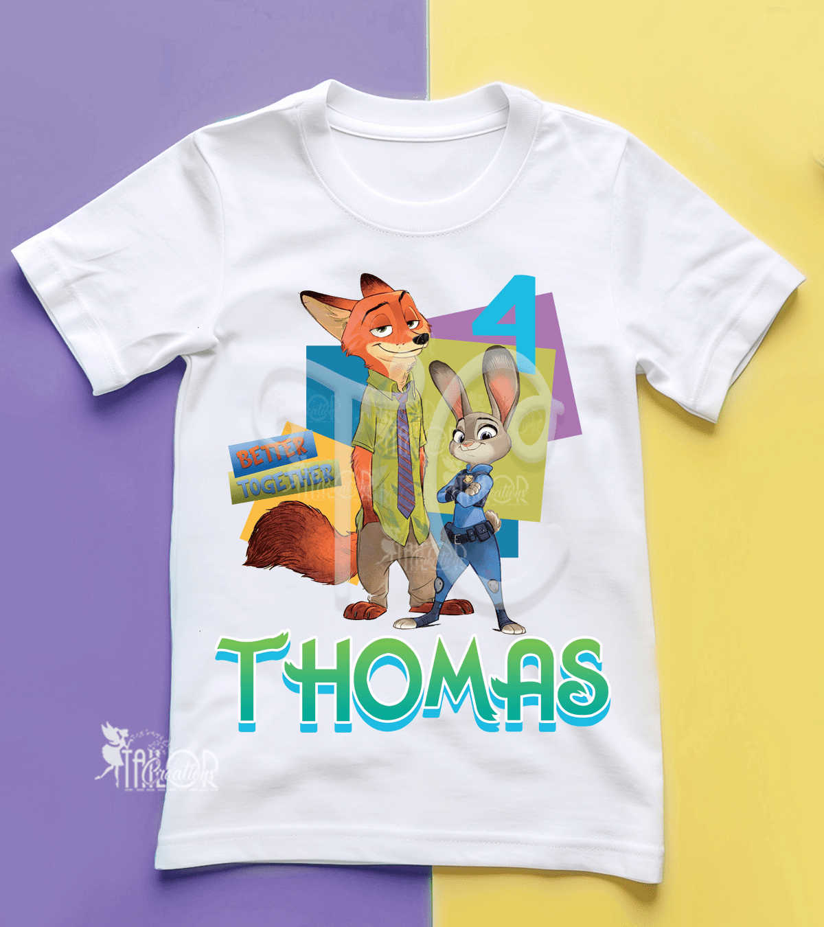 Zootopia Birthday Party Tee Shirt - Zootopia Birthday Party Outfit Ideas Boys and Girls