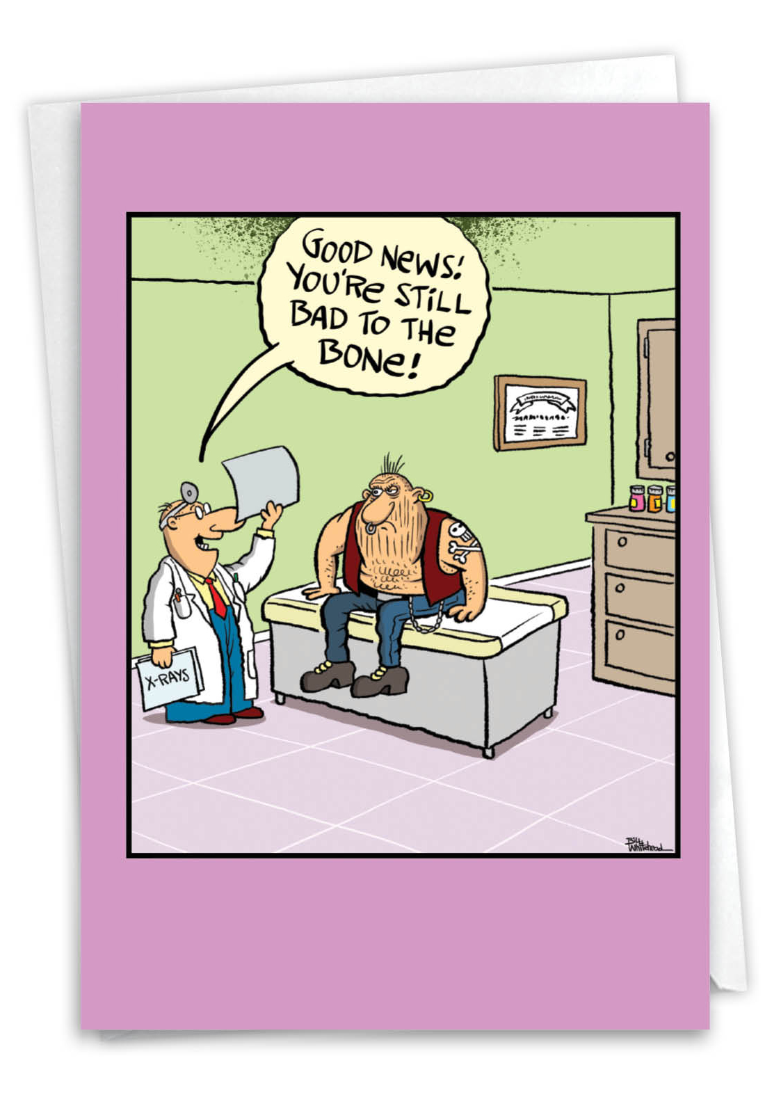 Bad To The Bone Card