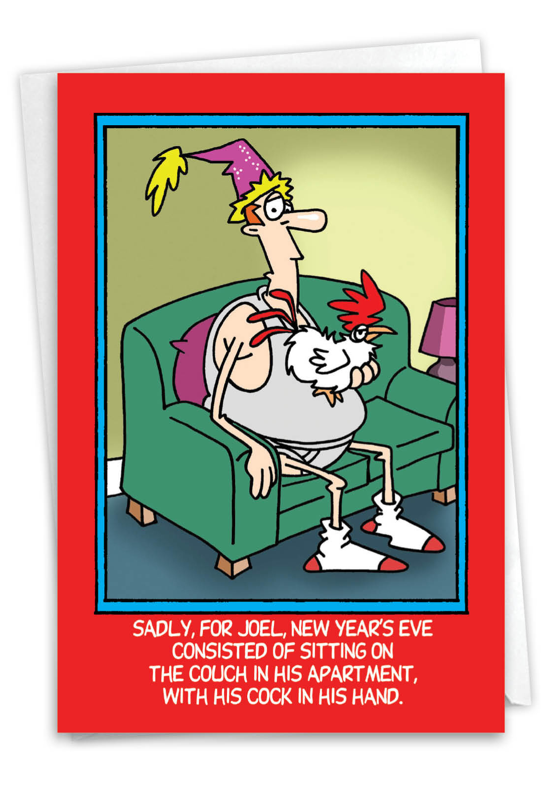 Cock in Hand Card