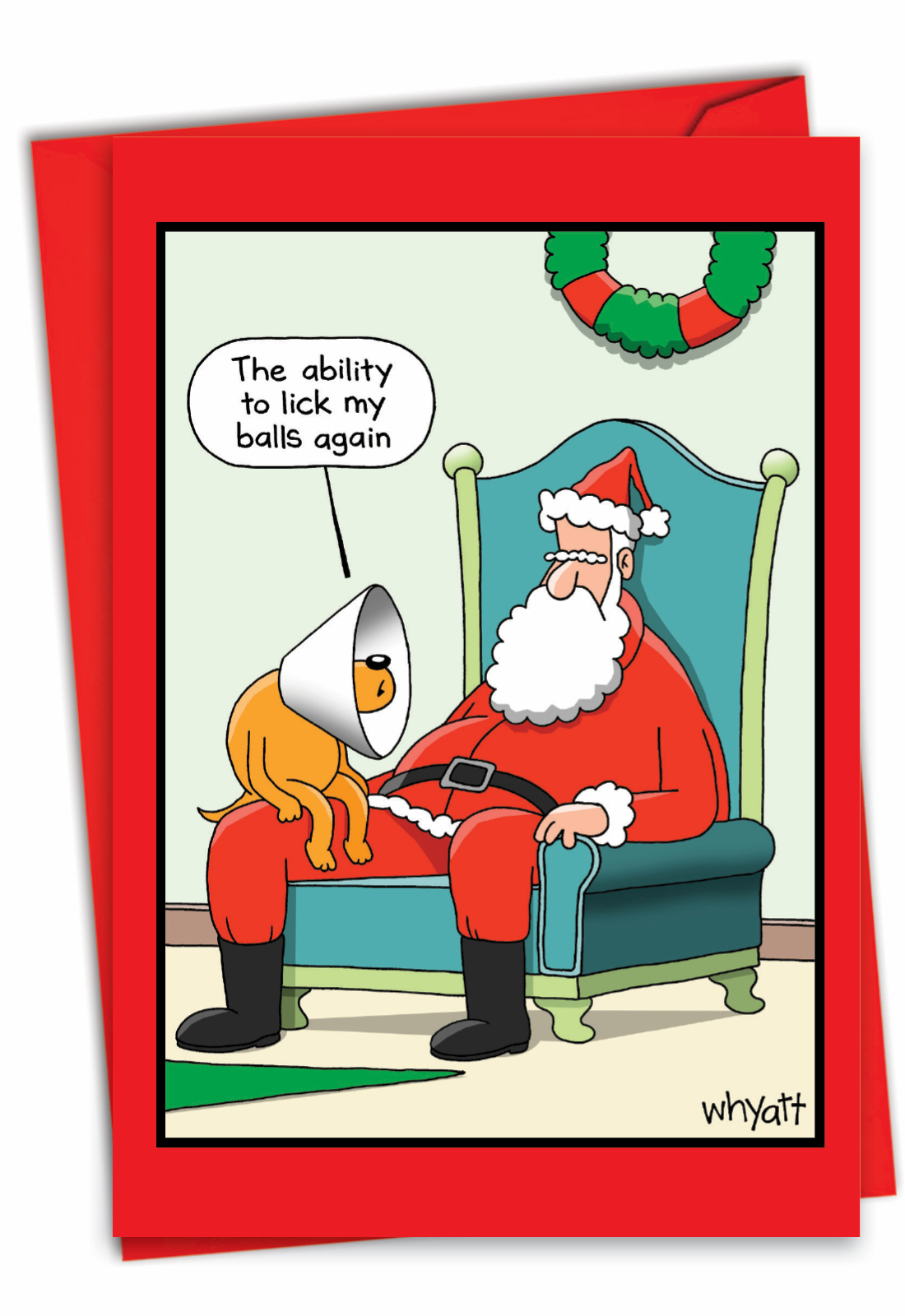 Cone Dog Card