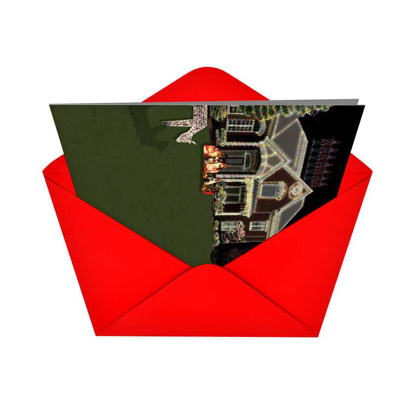 Ditto House Hysterical Christmas Paper Greeting Card