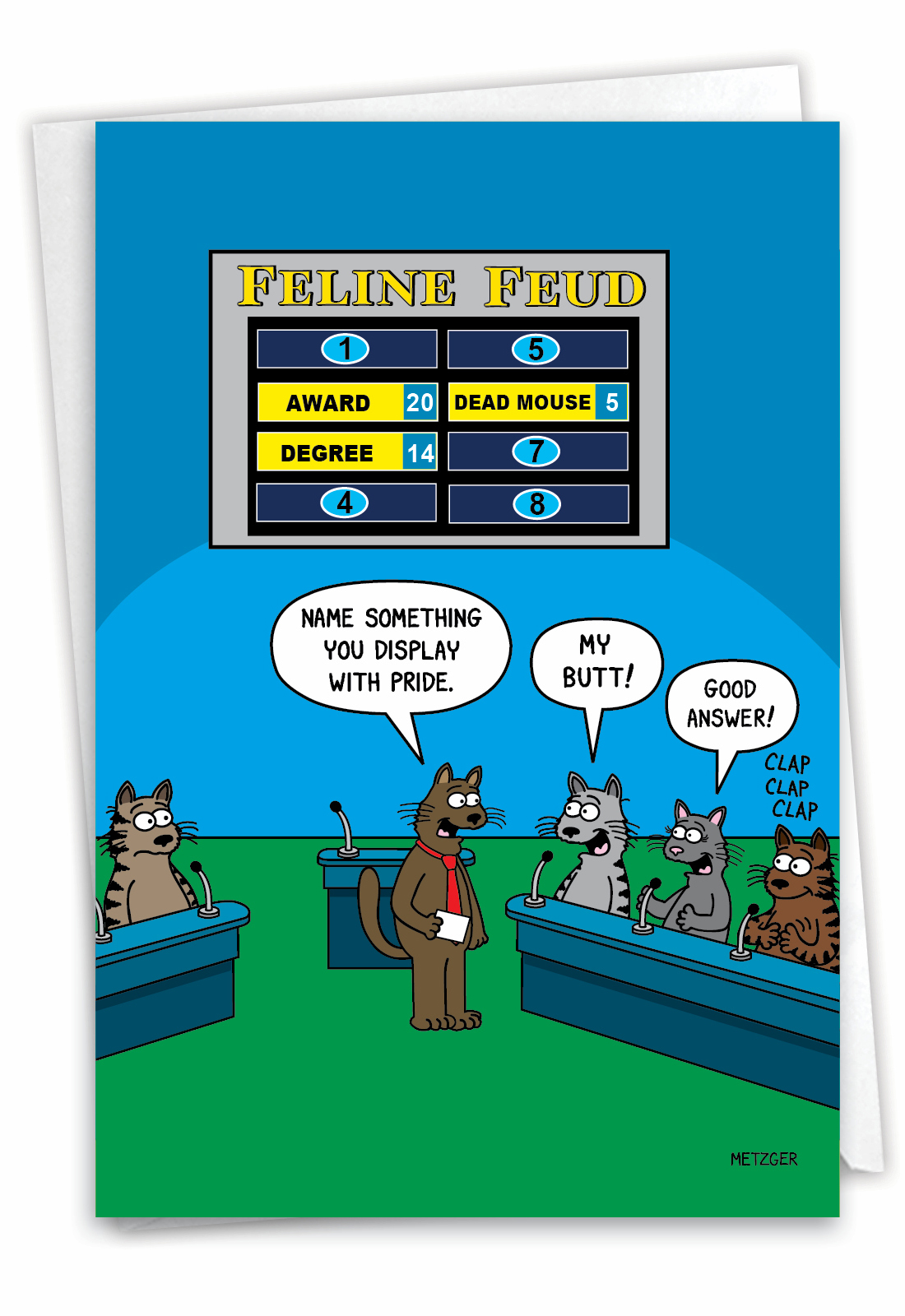Feline Feud Card