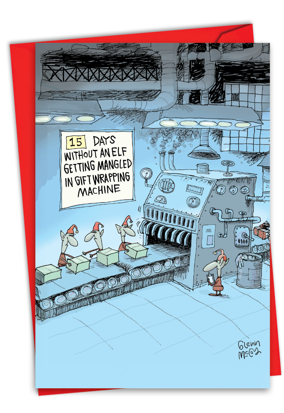 Hysterical Accident-Free Days Card