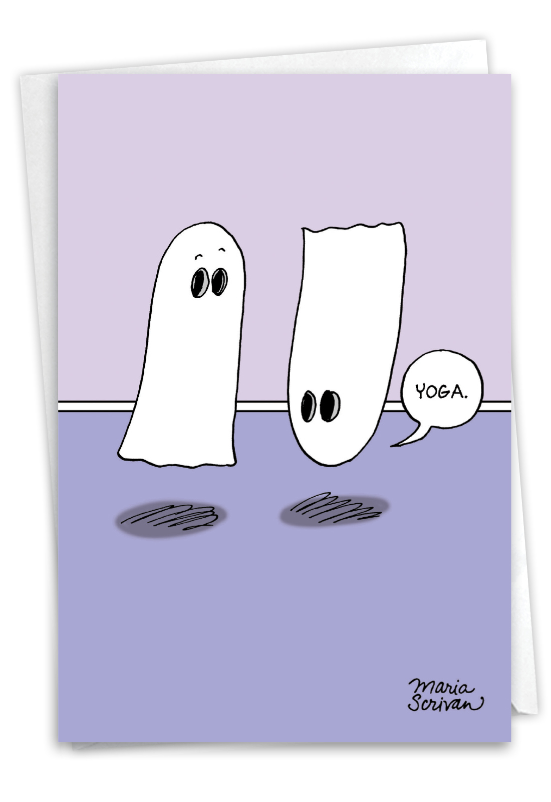 Hysterical Ghost Yoga Card