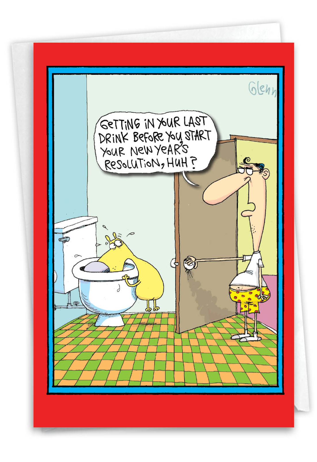 Last Drink Before Resolution Card