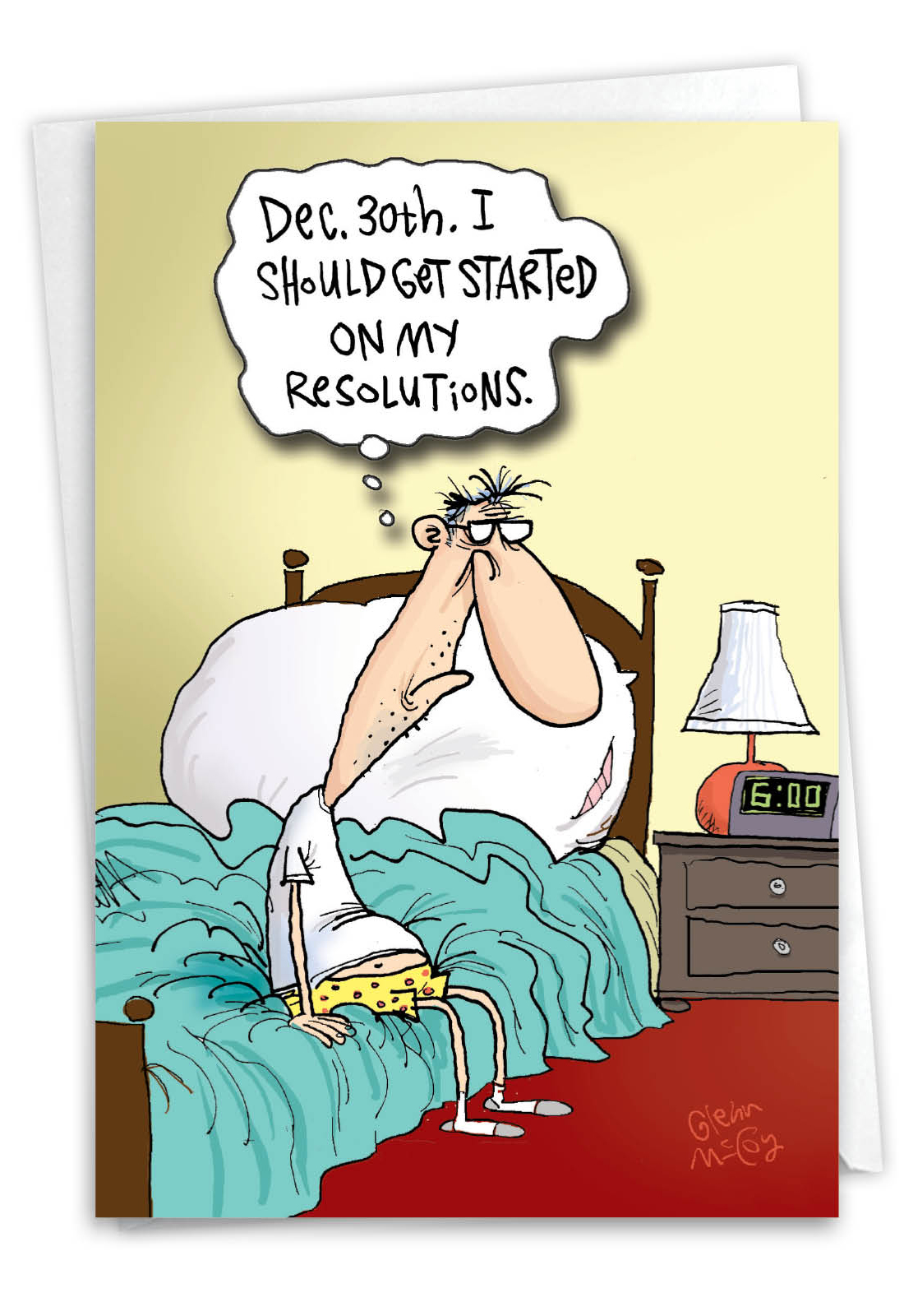 Last Year Resolutions Card