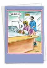 Radio DJ Doggystyle: Humor Birthday Greeting Card