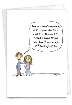 Send The Kids Out: Funny Anniversary Card