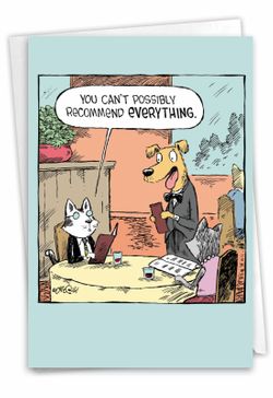 Dave Coverly 's Feline Funnies誕生日ユーモアGreeting Card Box of 10 Designs (SKU:A Cats \u0026 Yoga Funny Birthday Card - Greeting Card by Nobleworks