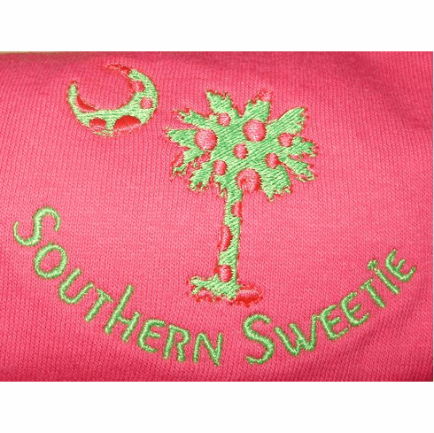 Southern Sweetie SC Palmetto Ladies T-Shirt 2XL