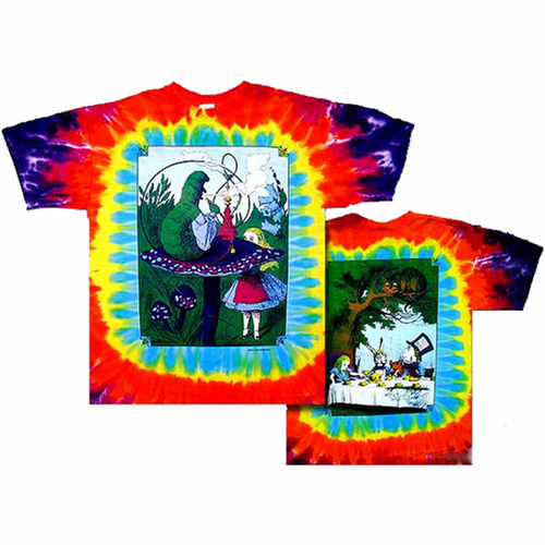 Alice in Wonderland Tie Dye Shirt
