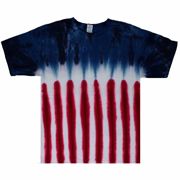 American Flag Tie Dye - Adult