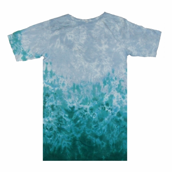 Aqua Crinkle Tie Dye Dress