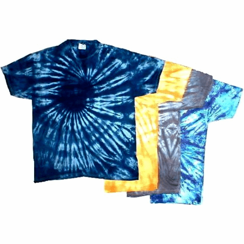 Assorted Spiral Tie Dye T-Shirts