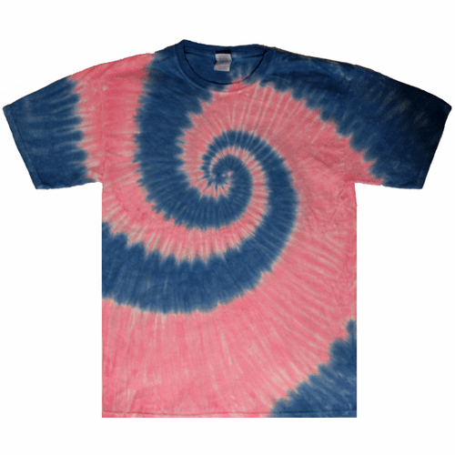 Baby Pink Blue Spiral Shirt