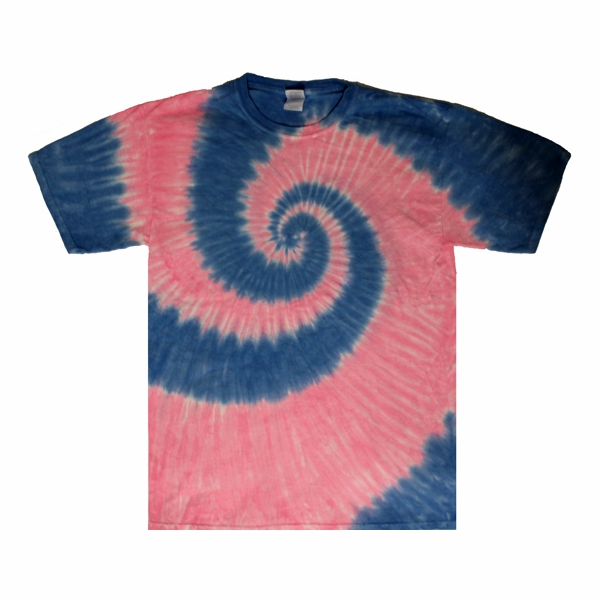 Baby Pink Blue Spiral Shirt