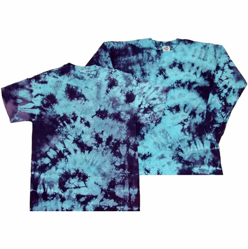 Blue and Purple Crinkle Shirt