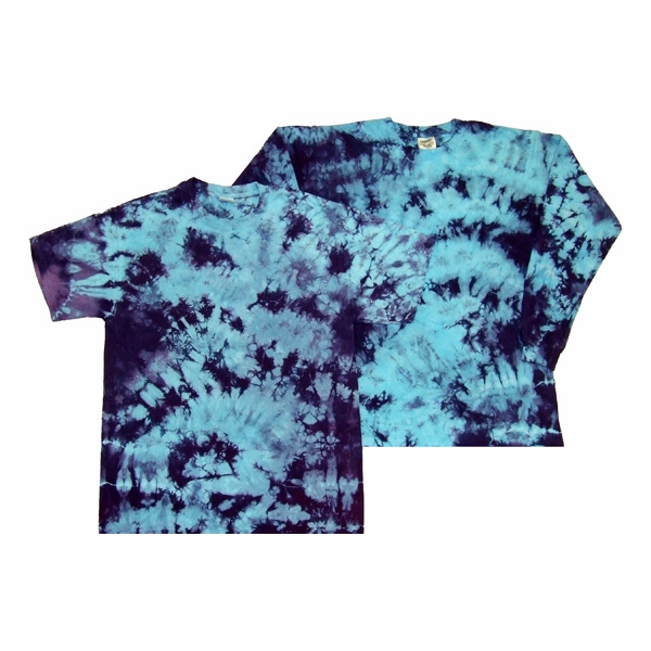 Blue and Purple Crinkle Shirt