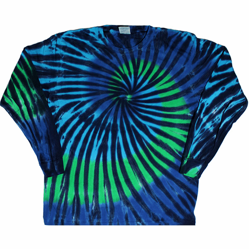 Blue Green Stained Glass Long Sleeves