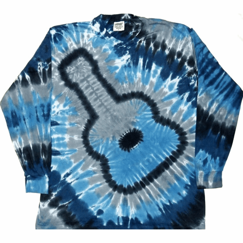 Blue Guitar T-Shirt - Long Sleeve
