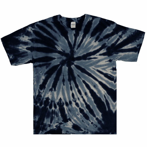 Blue Pinwheel Tie Dye Shirt