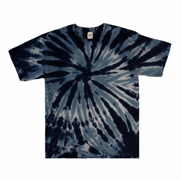 Blue Pinwheel Tie Dye Shirt