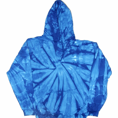 Blue Spiral Hoodie - Youth