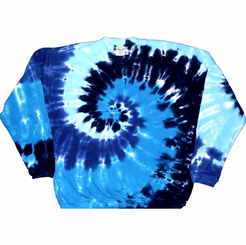 Blue Spiral Sweatshirt - Youth