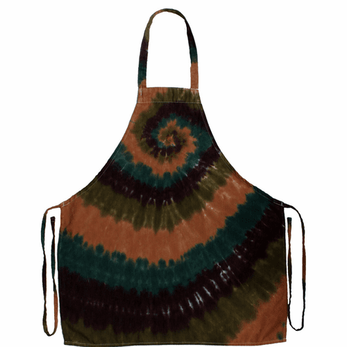 Camouflage Spiral Tie Dye Apron