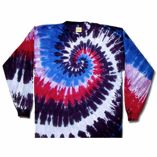 Cranberry Tie Dye Long Sleeve