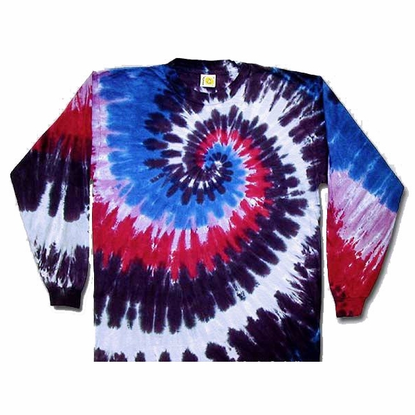 Cranberry Tie Dye Long Sleeve