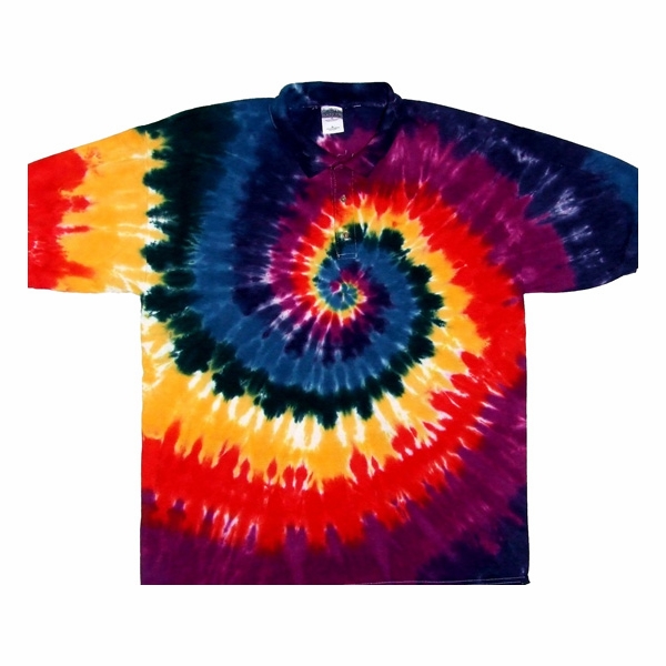 Dark Rainbow Polo Shirt