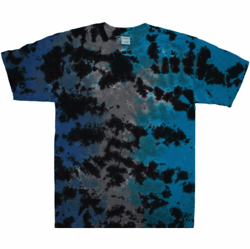 Dark Side Crackle Tie Dye Shirt