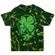 Distressed Shamrock Stealie Tie Dye Shirt