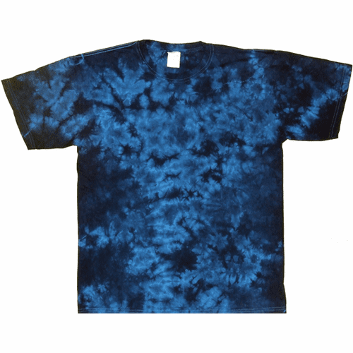 Electric Blue Crinkle T Shirt