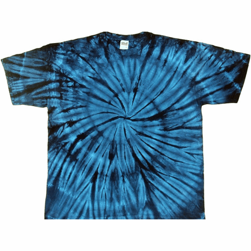 Electric Blue Spiral T Shirt