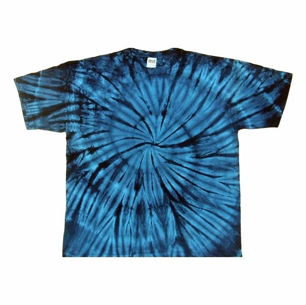Electric Blue Spiral T Shirt
