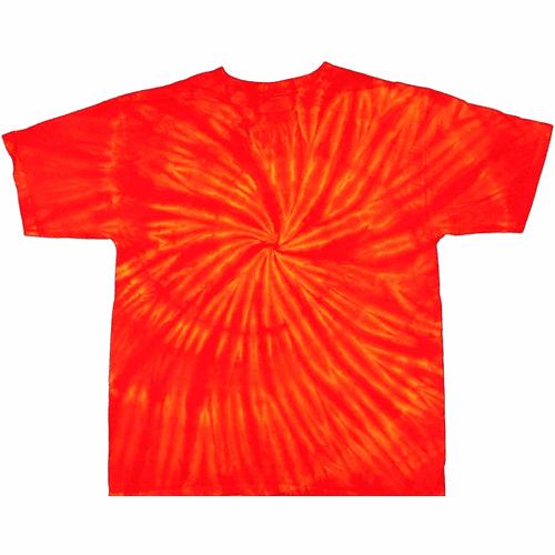 Fire Spiral Tie Dye Shirt